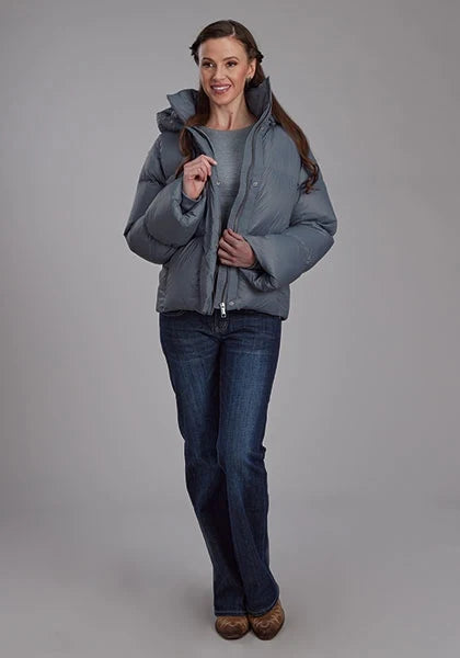 Roper 2165 Puffer (Steel) - Women's Nylon Jacket