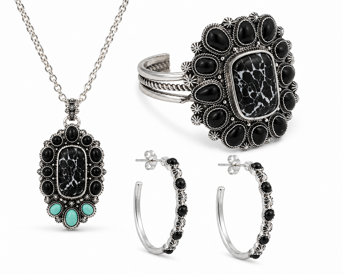 Gem Illusions™ Midnight Prairie Cuff