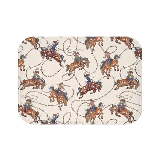 Rodeo Bath Mat - Rustic Western Home Decor