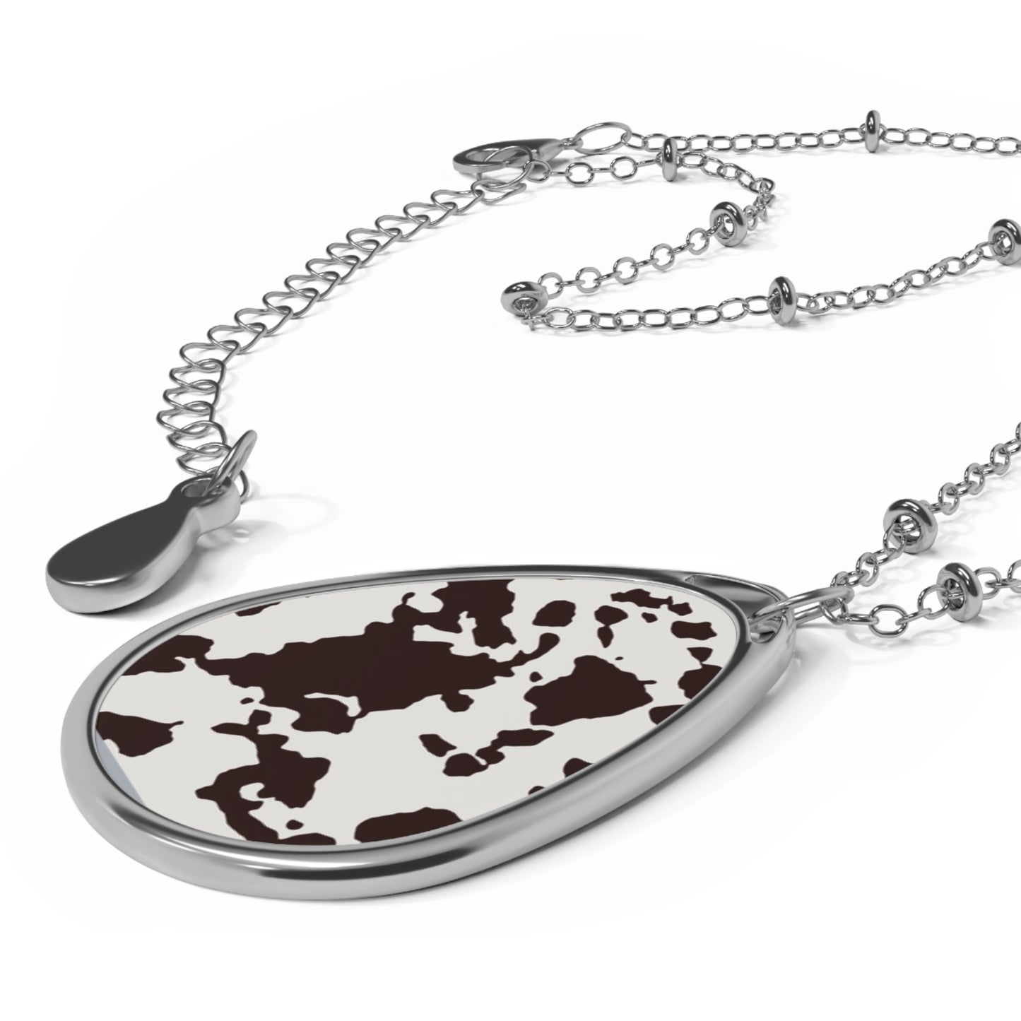 Elegant Oval Necklace for Women, Modern Pendant Jewelry, Stylish Gift for Her, Daily Wear Accessory, Anniversary, Birthday