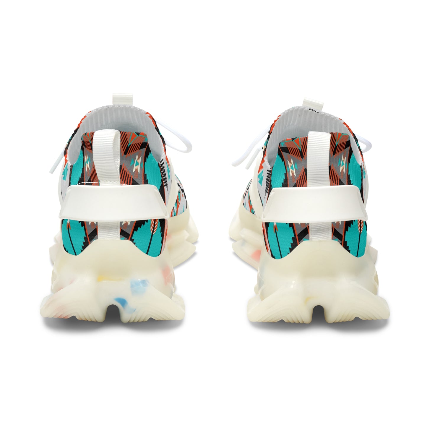 Desert Vibes Colorful Womens Sneakers, Casual Sneakers, Lightweight Sneakers, Trendy Mesh Sneakers, Athletic Footwear, Street Style Shoes