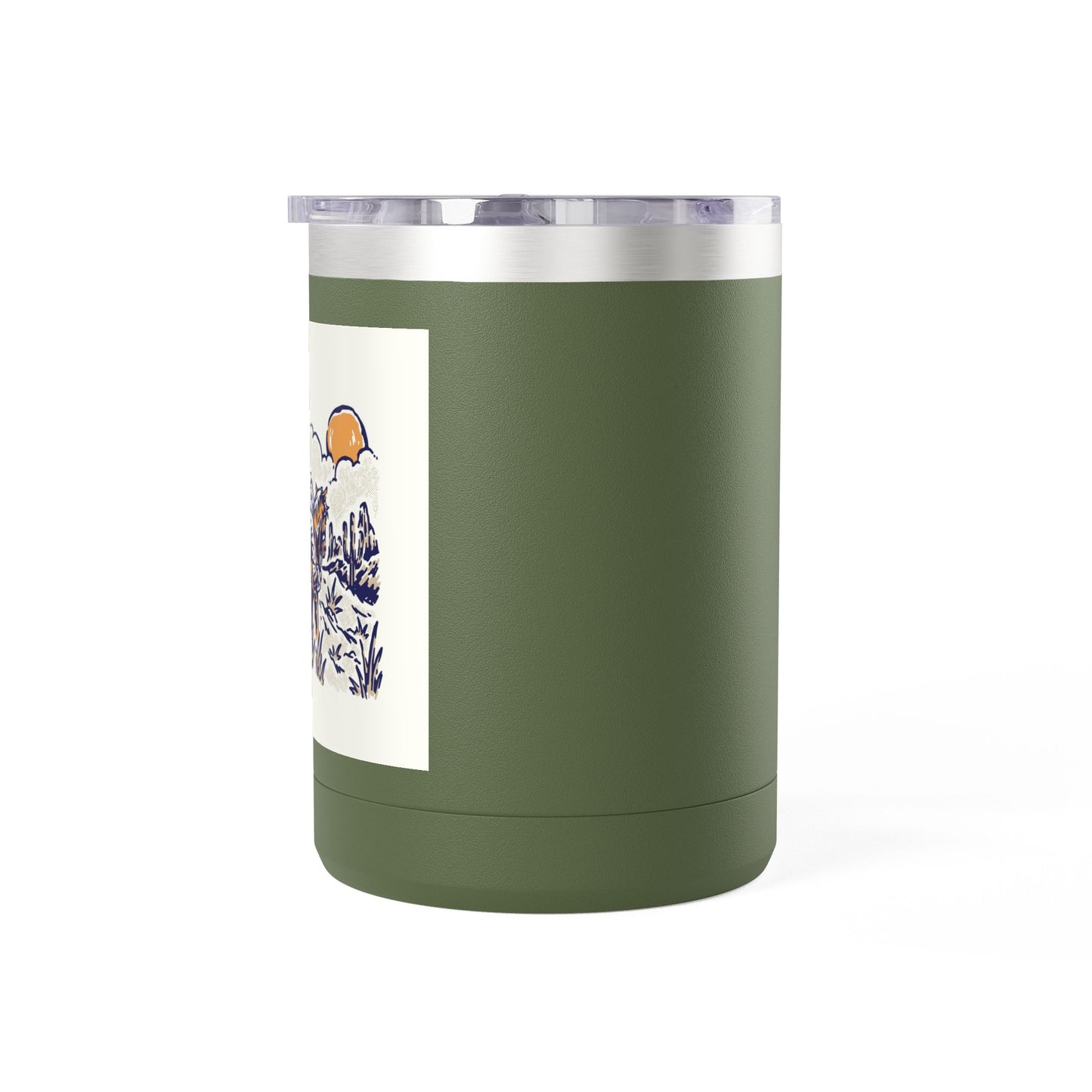 Cowboy Sunrise Serenity Coffee Mug Tumbler, 15oz - Motivational Gift for Coffee Lovers, Inspirational Drinkware, Kitchen Décor