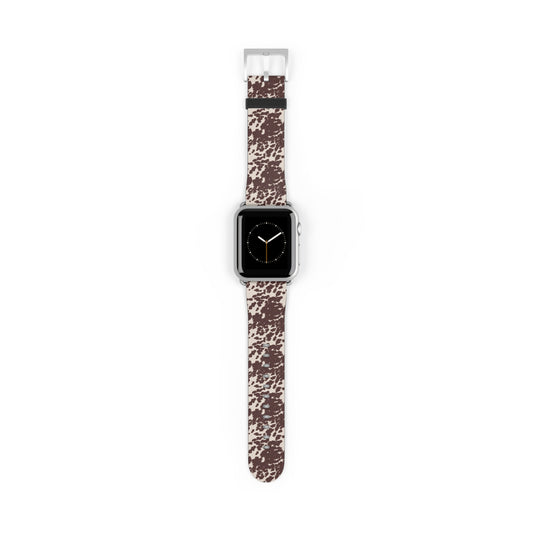Stylish Cow Print Watch Band - Fashionable Accessory for Casual Outfits