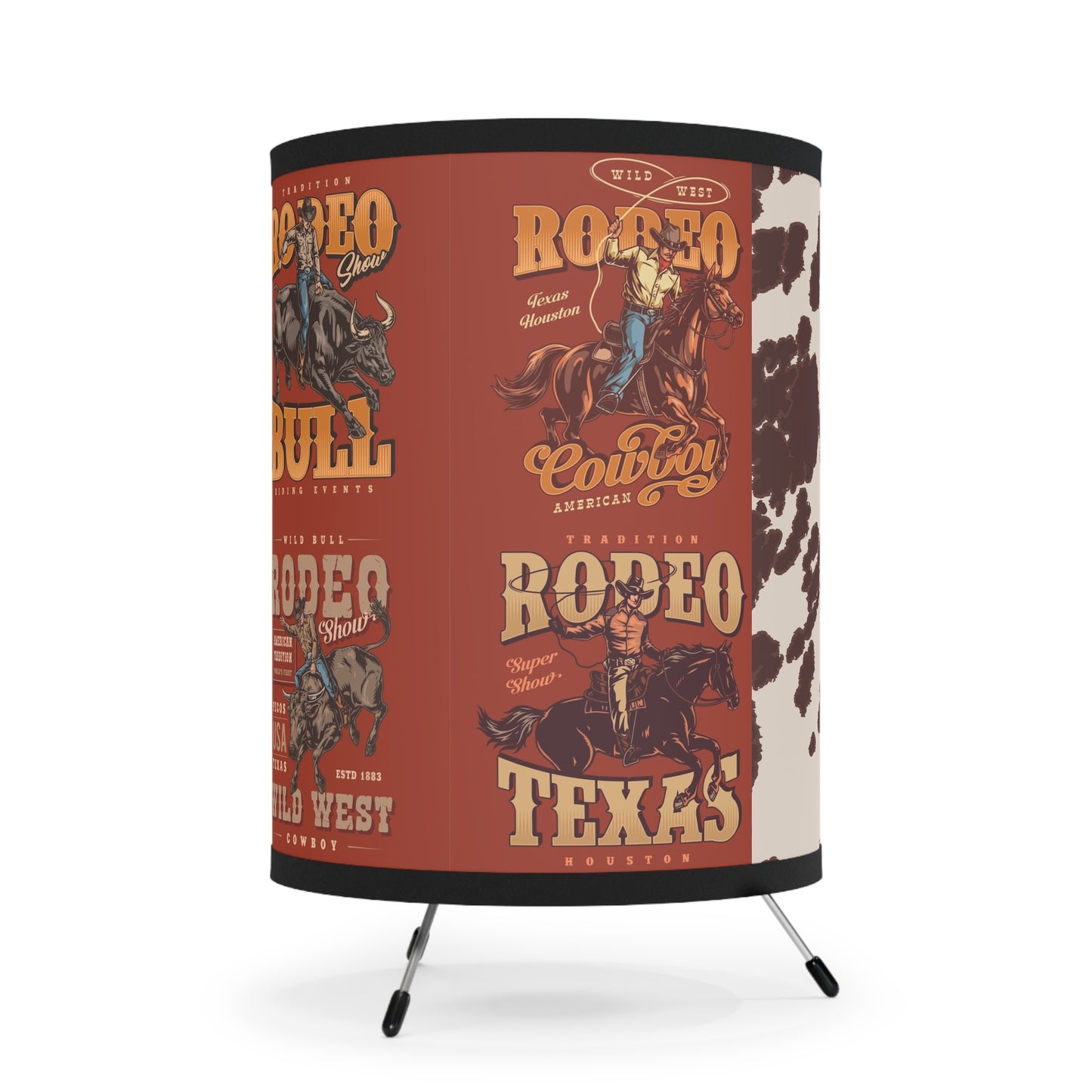 Wild West Rodeo Tripod Lamp