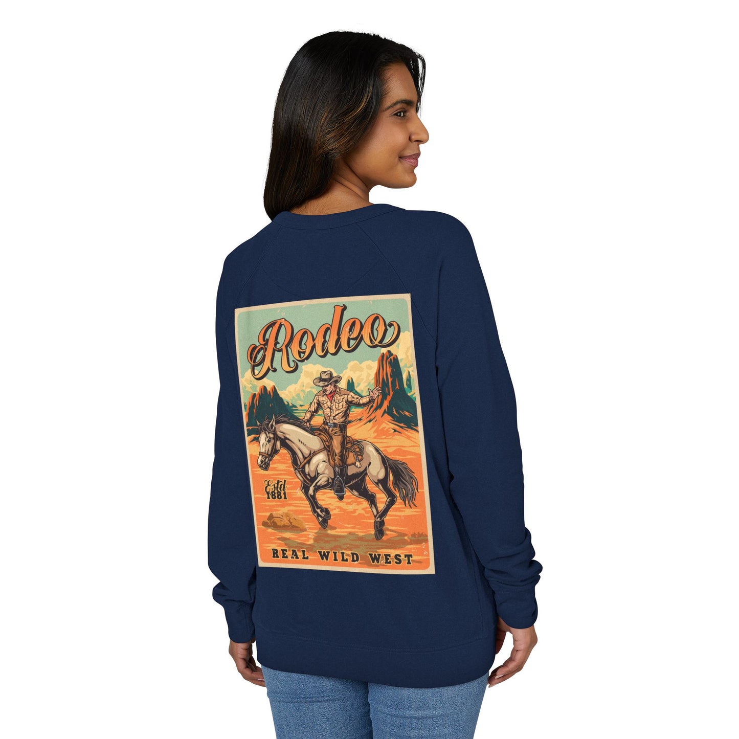 Rodeo Crewneck Sweatshirt — "This Ain't My First Rodeo" Western Graphic