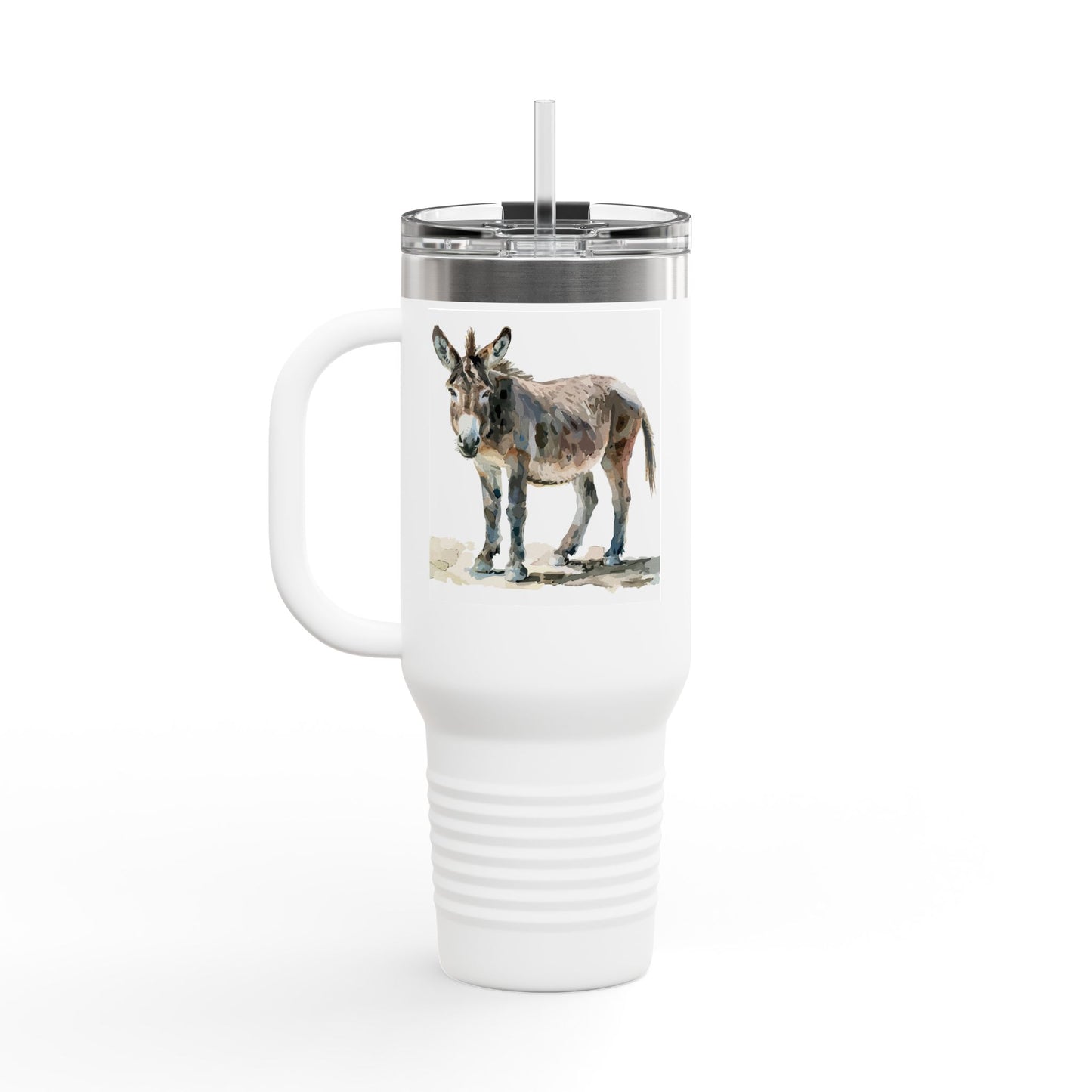 Bless My Happy Donkey Insulated Travel Mug, 40oz
