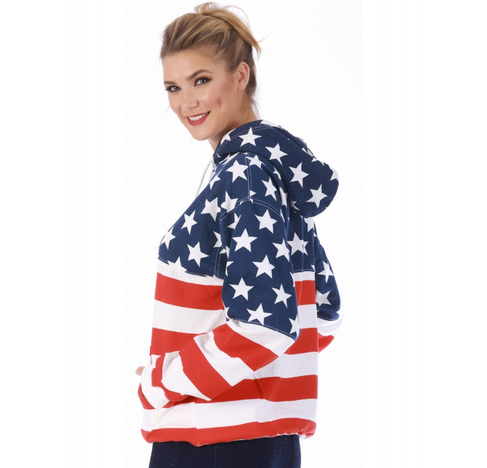 American Flag Unisex Pullover Hoodie 155455