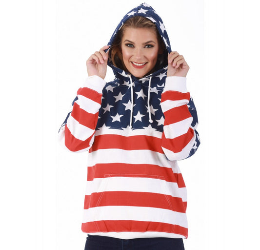 American Flag Unisex Pullover Hoodie 155455