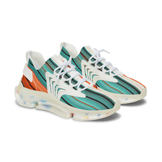 Arizona Serape Stylish Women's Mesh Sneakers - Trendy Comfort Footwear, Running Shoes, Casual Sneakers, Spring Fashion, Unique Gift Idea