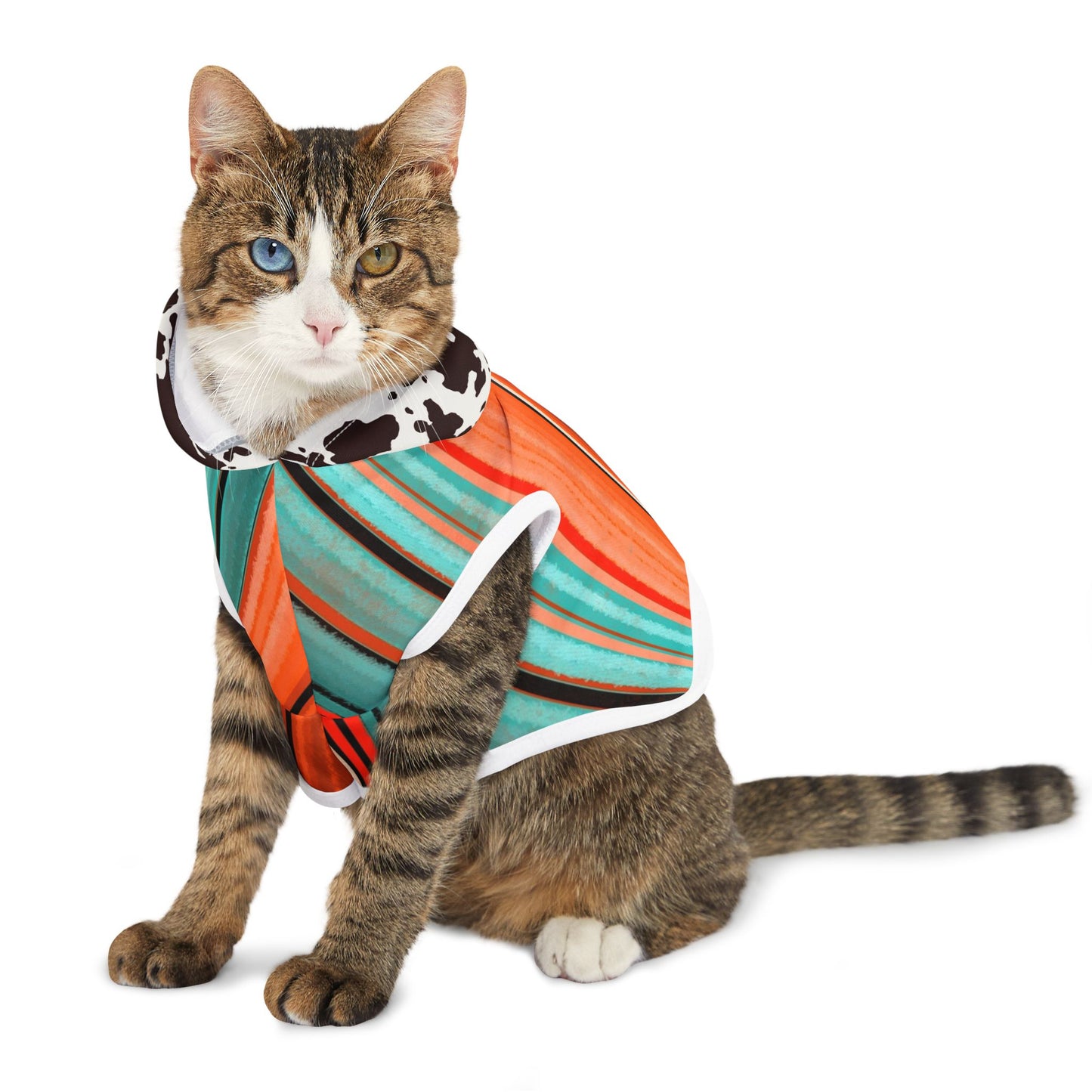 Arizona Serape Colorful Pet Hoodie, Stylish Dog Sweatshirt, Cozy Pet Apparel, Trendy Puppy Clothes, Dog Fashion, Fun Pet Gift