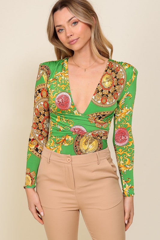 Venezia long sleeve bodysuit