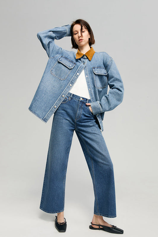 California Sunset Denim Shirt HJ902