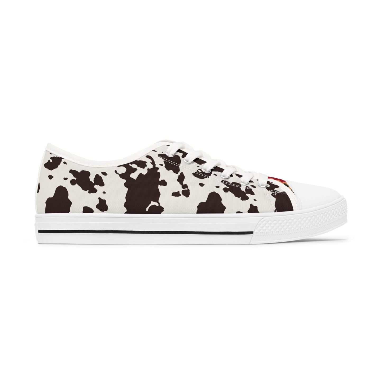 Touch of Aztec Stylish Women's Cow Print Sneakers | Trendy Footwear for Casual Outings, Gifts, Everyday Wear, Fashion Statement