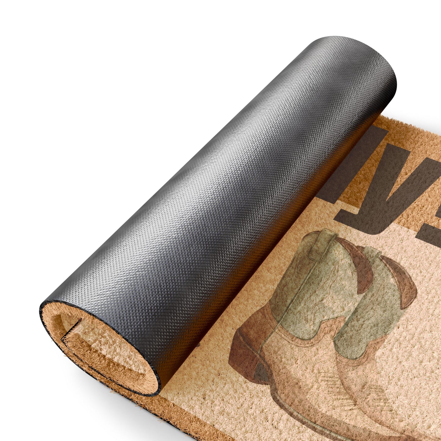 Howdy Cowboy Boots Doormat, Rustic Welcome Mat, Farmhouse Decor, Western Home Entry Rug, Gift for Cowgirl, Indoor Outdoor