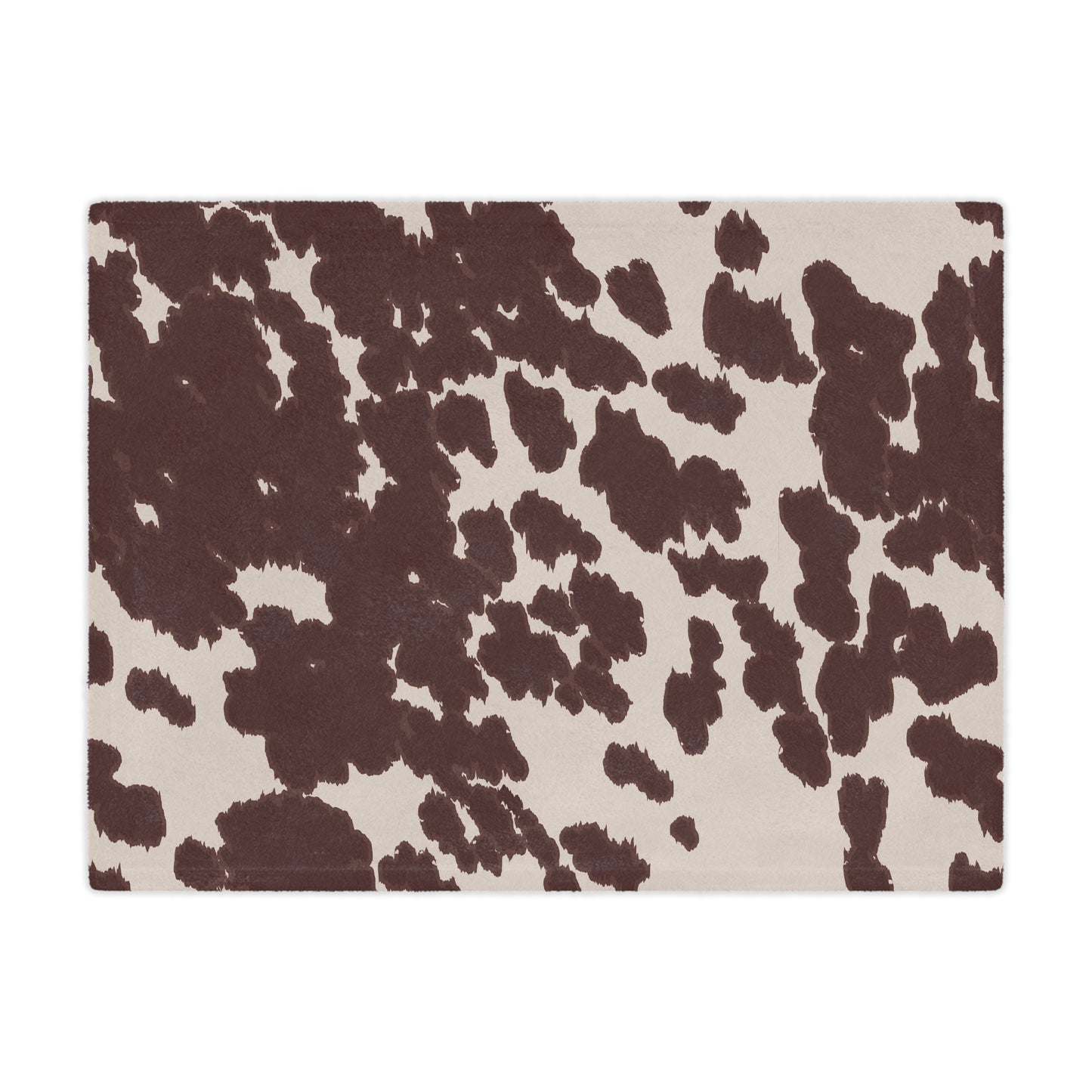 Cozy Cowhide Minky Blanket, Soft Throw for Kids & Adults, Farmhouse Decor, Gift for Baby Showers, Home Essentials, Warm Comfort