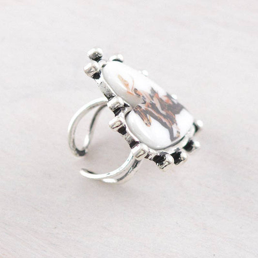 TIPI Brand Vintage Cowgirl Heart Concho Ring
: Silver