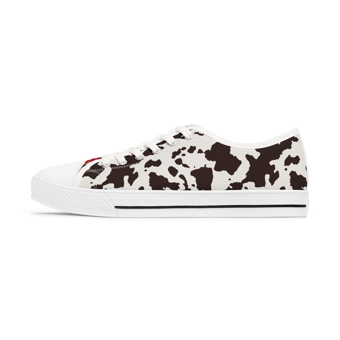 Touch of Aztec Stylish Women's Cow Print Sneakers | Trendy Footwear for Casual Outings, Gifts, Everyday Wear, Fashion Statement