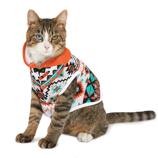 Stylish Aztec Pet Hoodie for Cozy Furry Friends, Dog Sweater, Cute Pet Apparel, Gifts for Dog Lovers, Pet Fashion