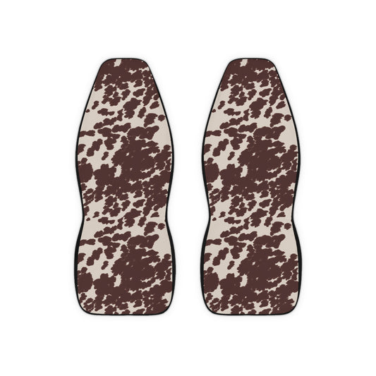 Cow Print Polyester Car Seat Covers for Trendy Car Interiors