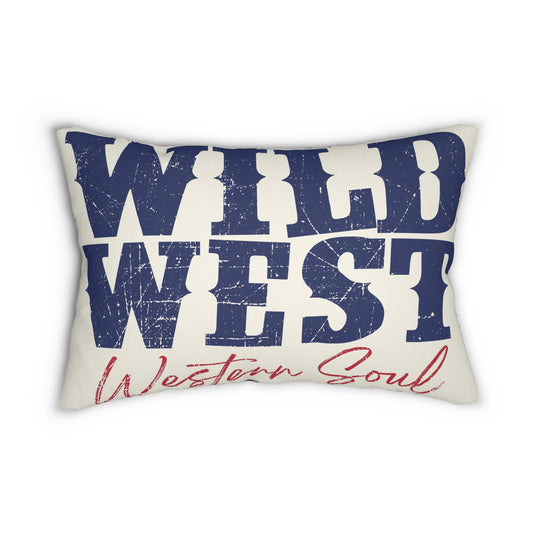 Wild West Western Soul Spun Polyester Lumbar Pillow