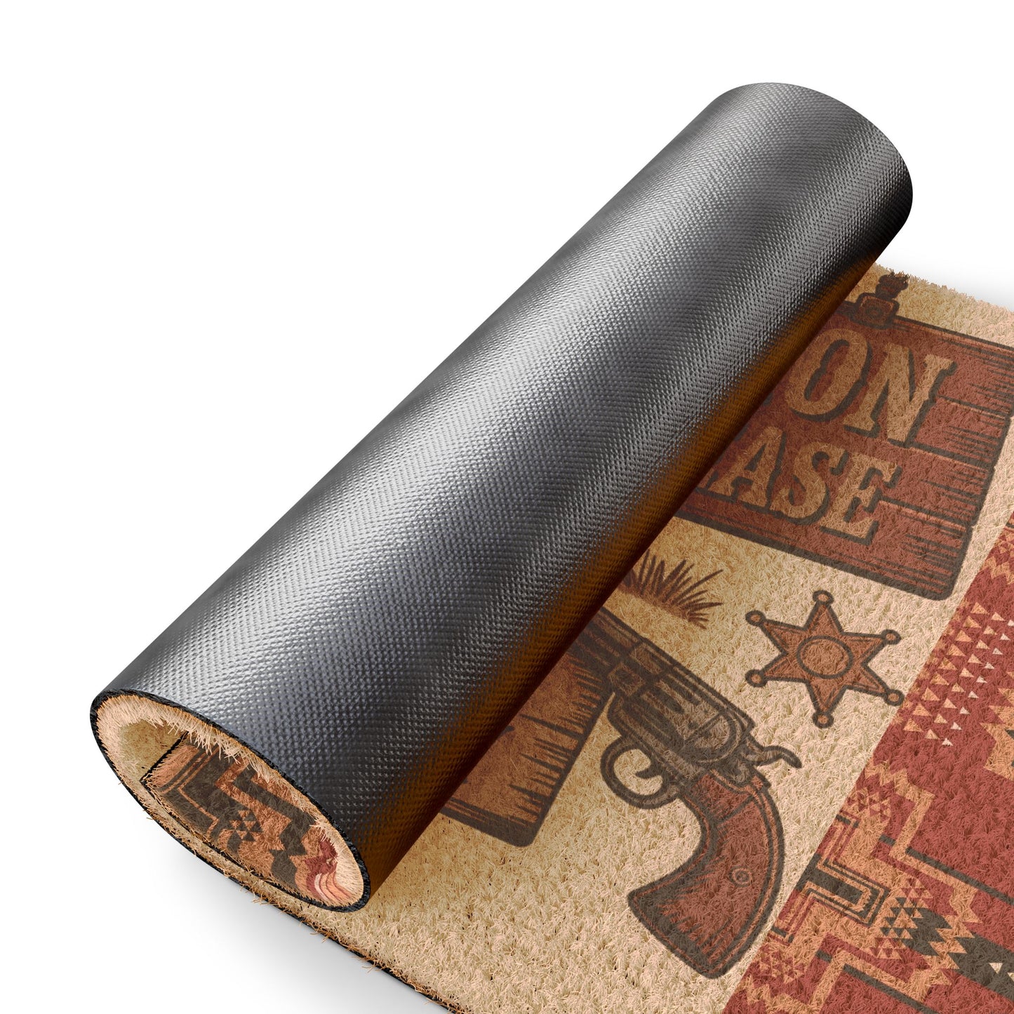 Western-Inspired Doormat, Rustic Entryway Mat, Cowboy Theme Welcome Mat, Home Decor, Fundraiser Donation Sign