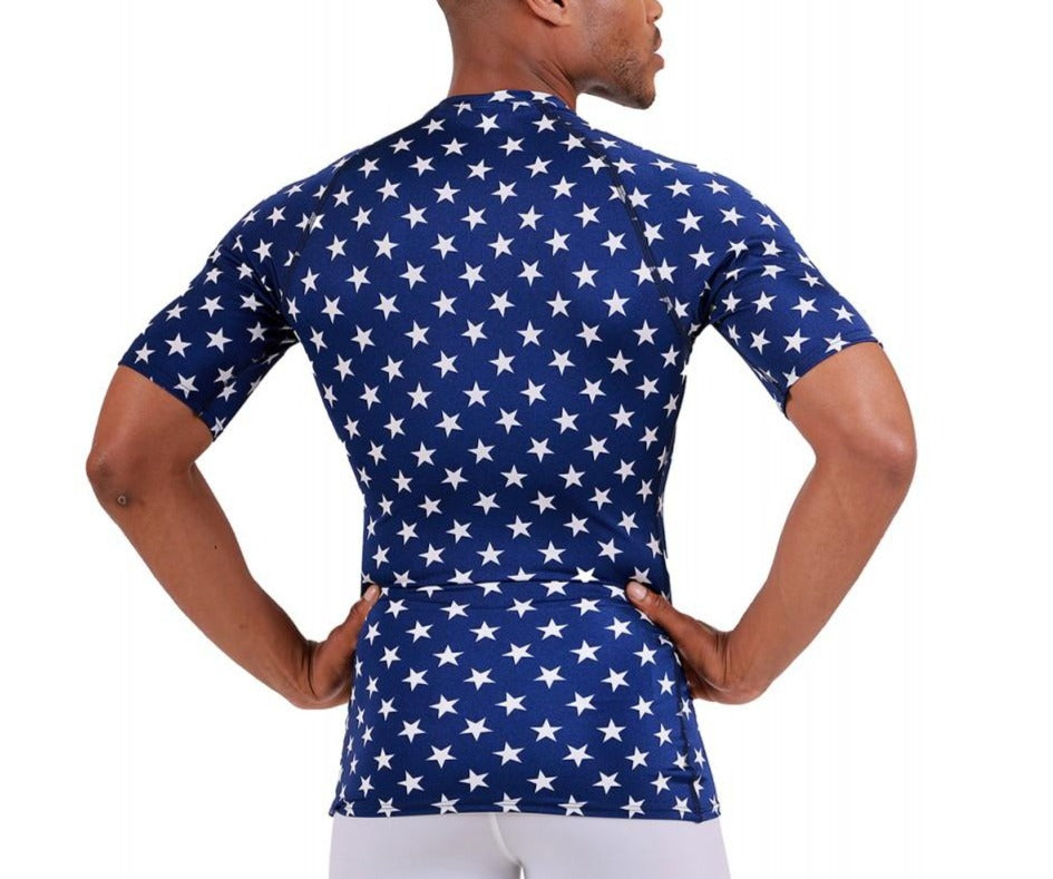Insta Slim Stars Activewear Raglan Short Sleeve Crew Neck 4MAT019