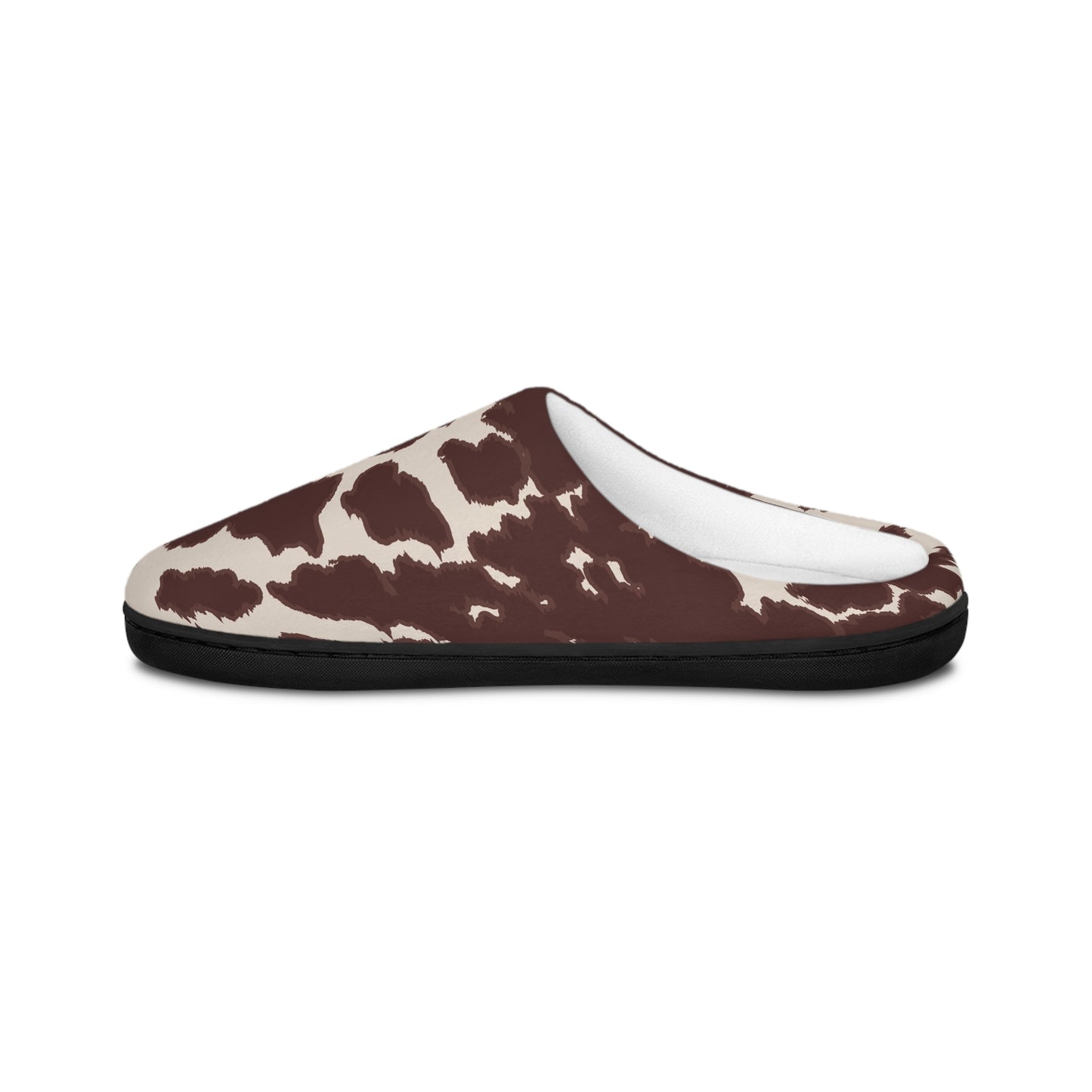 Chic Cow Print Indoor Slippers | Cozy Slipper Shoes, Home Footwear, Stylish Lounge Slippers, Perfect Gift for Her, Relaxation Essential