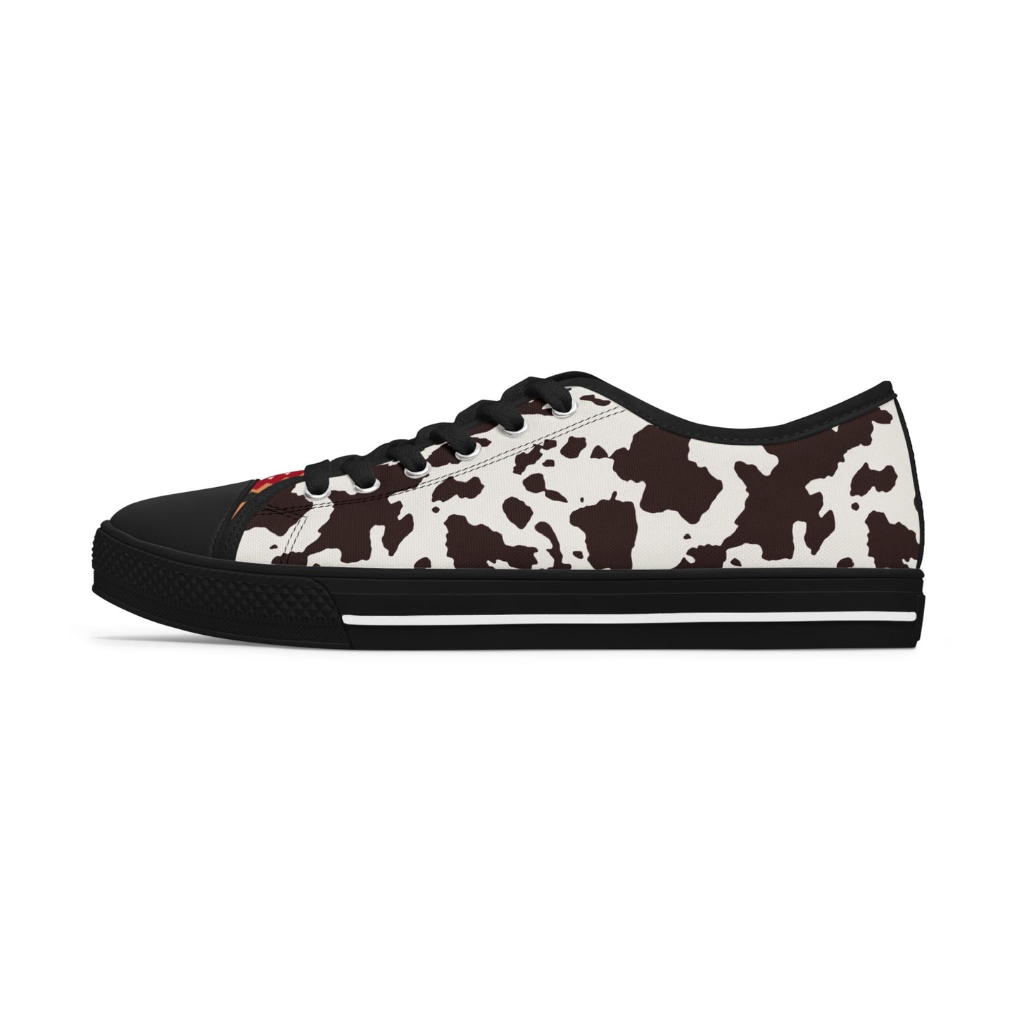 Touch of Aztec Stylish Women's Cow Print Sneakers | Trendy Footwear for Casual Outings, Gifts, Everyday Wear, Fashion Statement