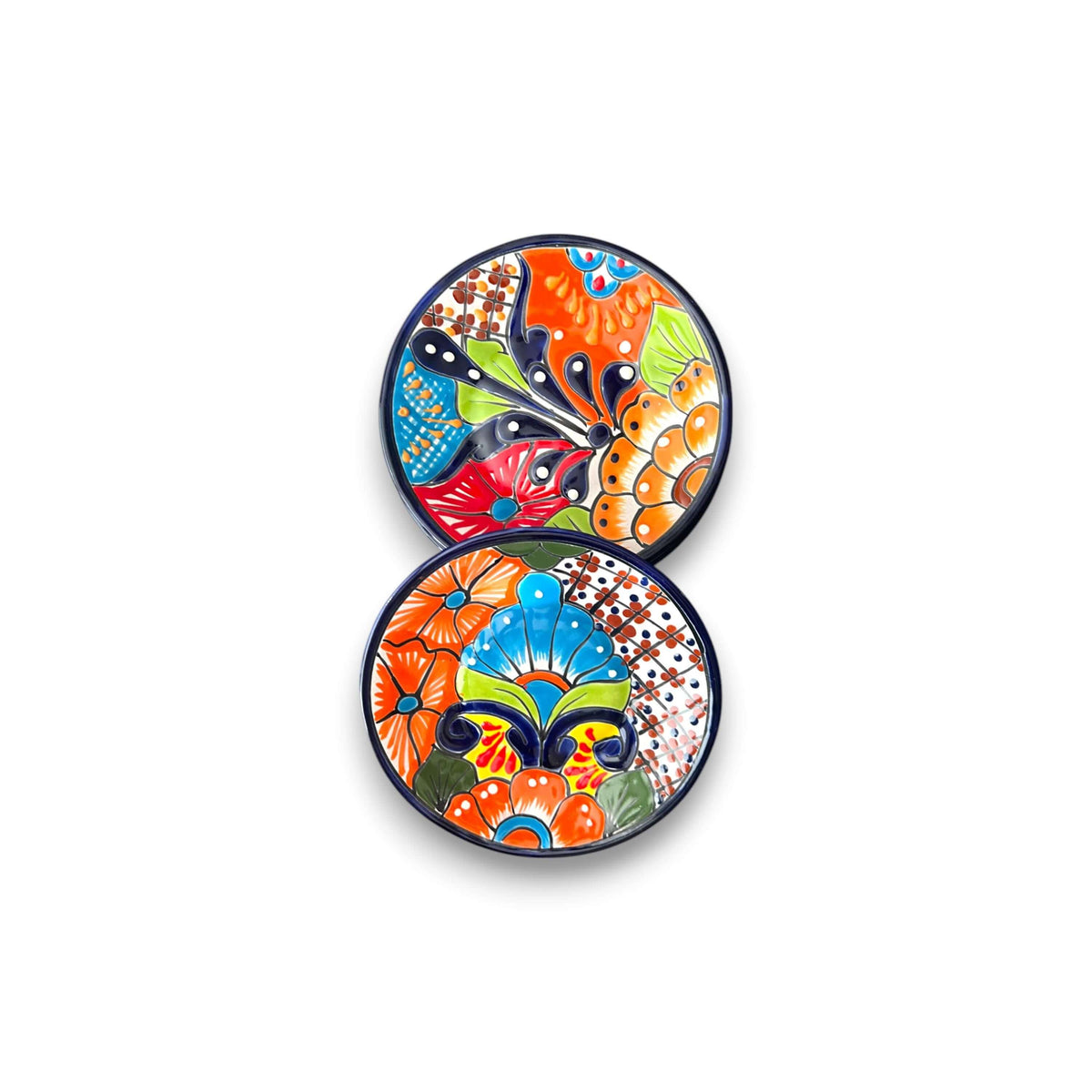 6" Talavera Dinner Plate | Colorful Mexican Dinnerware