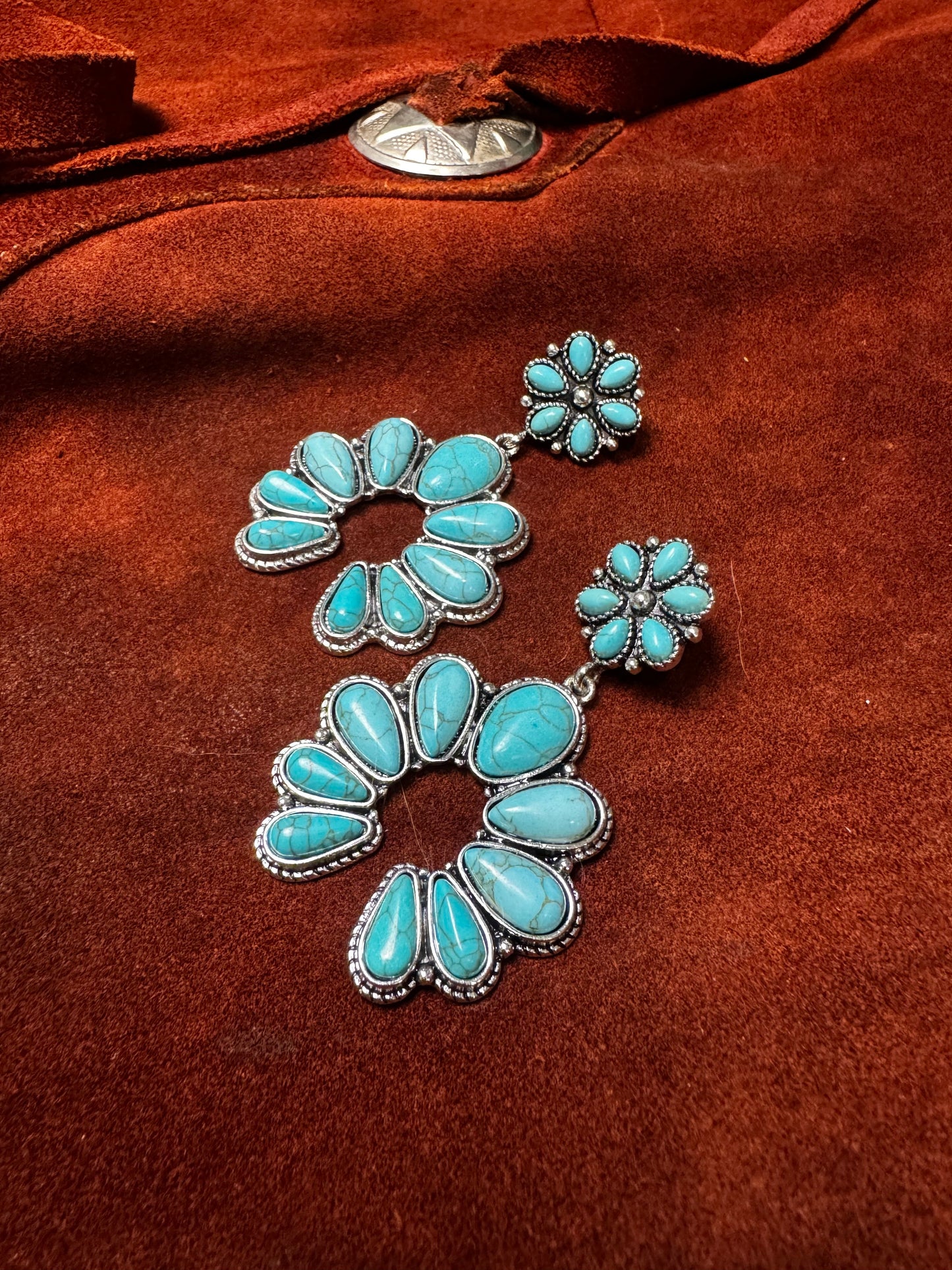 The Ashley Earrings - Turq
