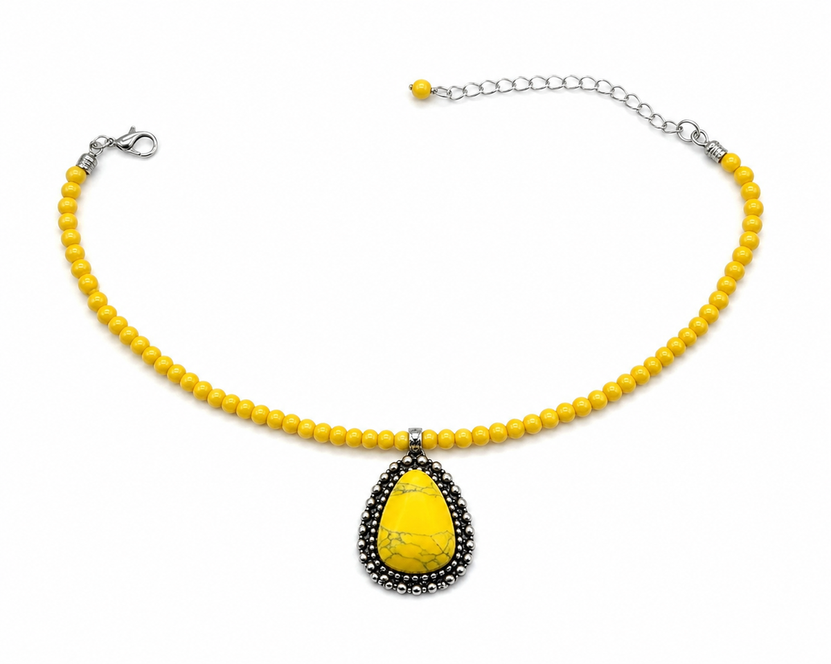 Gem Illusions™ Yellow Mesa Choker