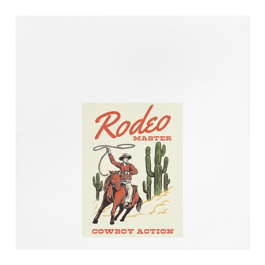 Rodeo Master Tea Towel - Western Kitchen Decor