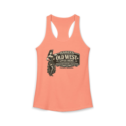 Harker's Saloon Girl Women's Ideal Racerback Tank