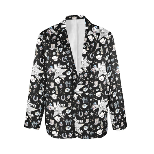 Baha Ranch Rhinestone Cowgirl Yeehaw Blazer Women's Blazer