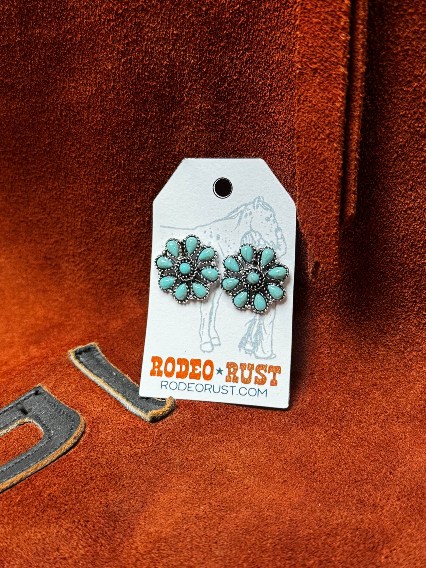 The Daisy If Ya Do Studs - Turquoise
