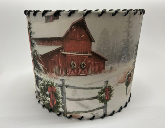 Old Red Truck Lampshade