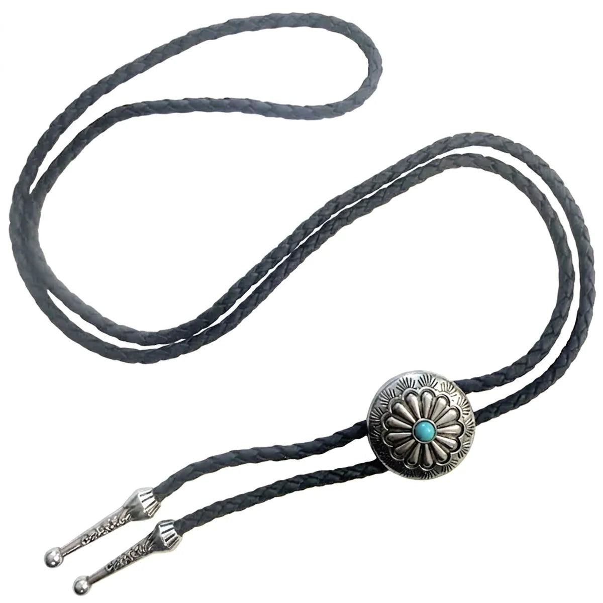 Deadwood Frontier Sun (Turquoise) - Bolo Tie