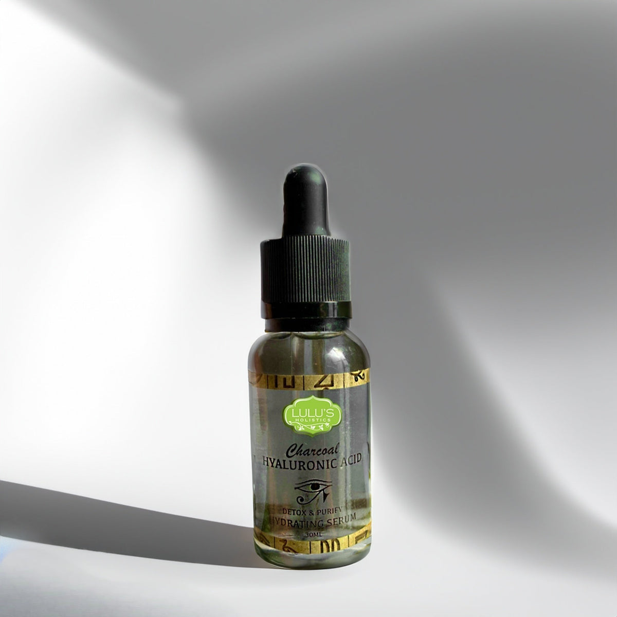 Charcoal Hyaluronic Acid Serum – Detoxifying & Pore-Refining Hydration