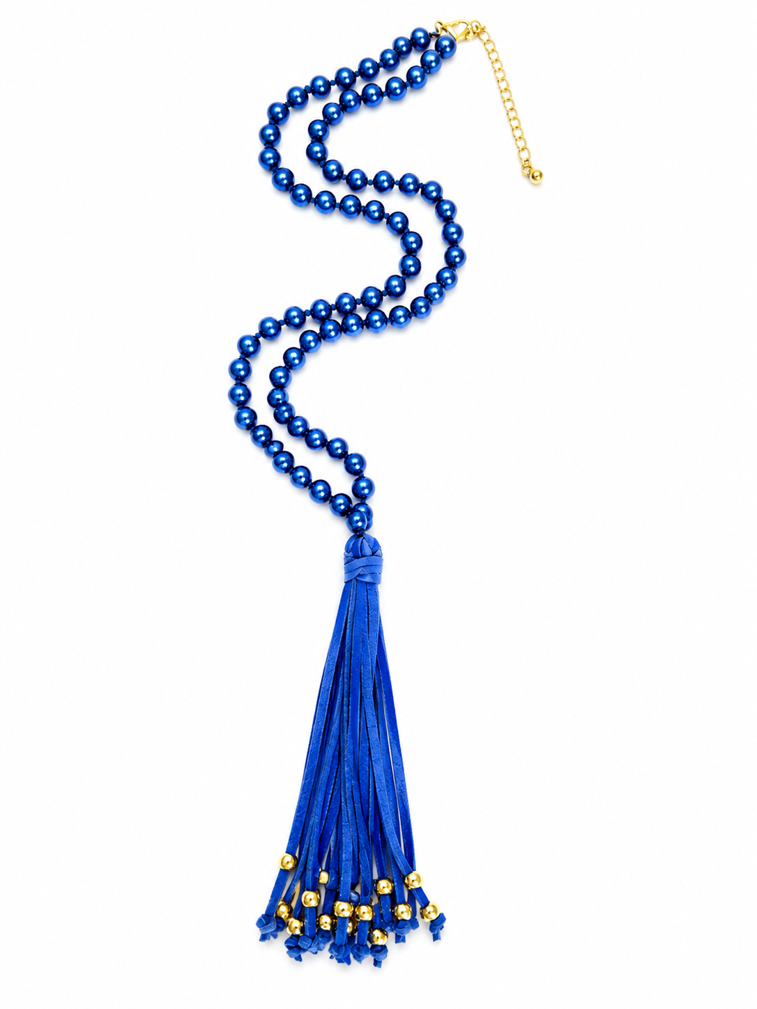 Gem Illusions Midnight Pearl Tassel Necklace