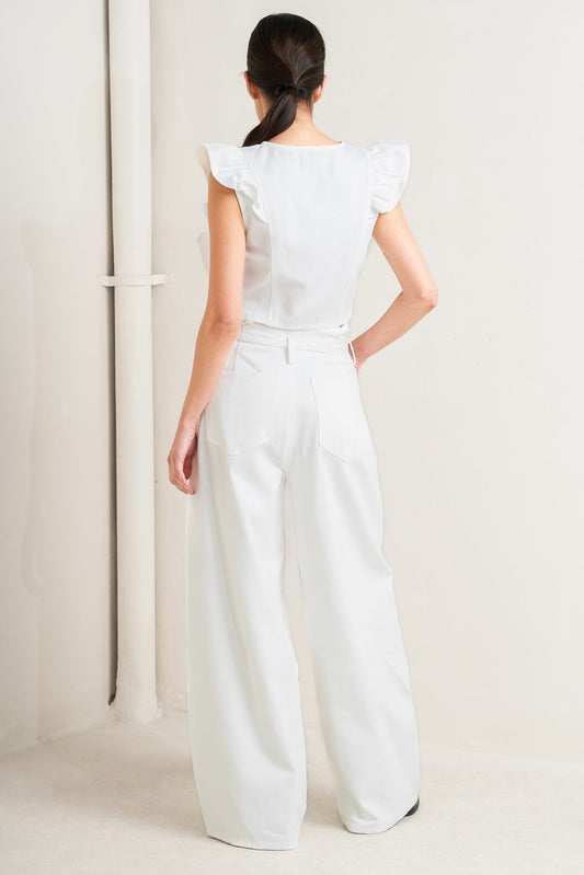 SUGAR AIR TWILL TOP