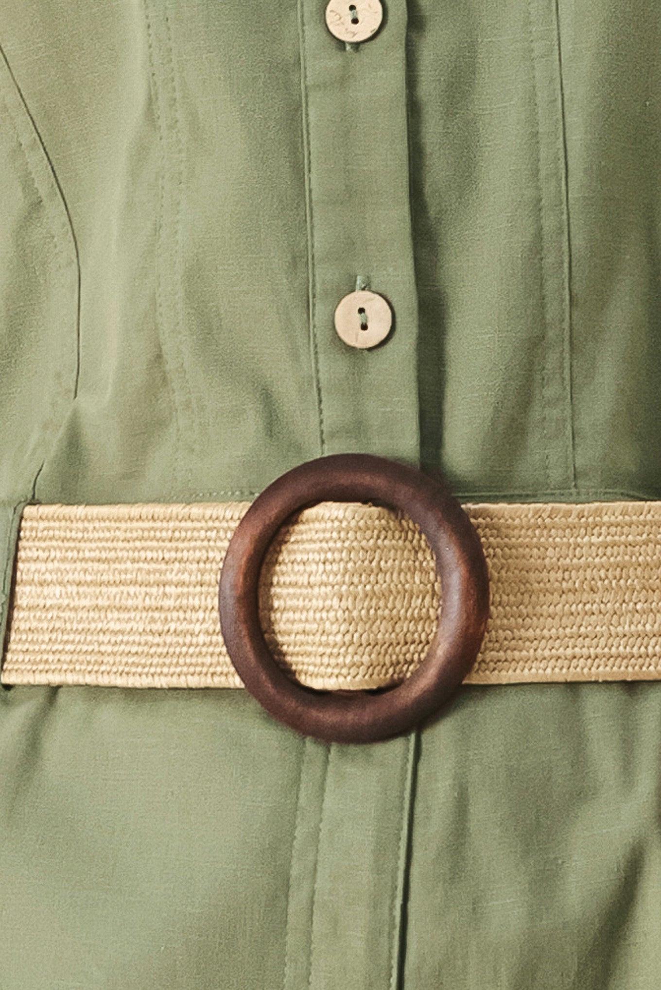 CUTIE EXPLORER WOVEN ROMPER