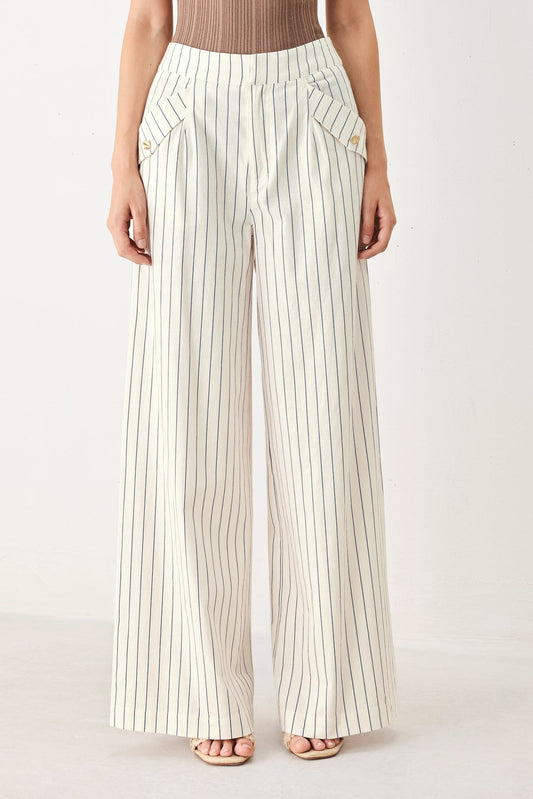 SUTTON STRIPE WOVEN PANTS