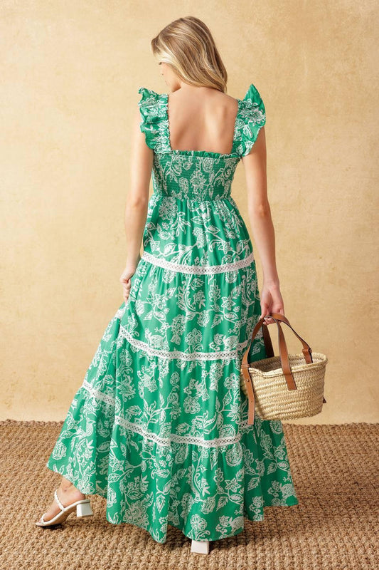 MOMENT IN TIME WOVEN MAXI DRESS