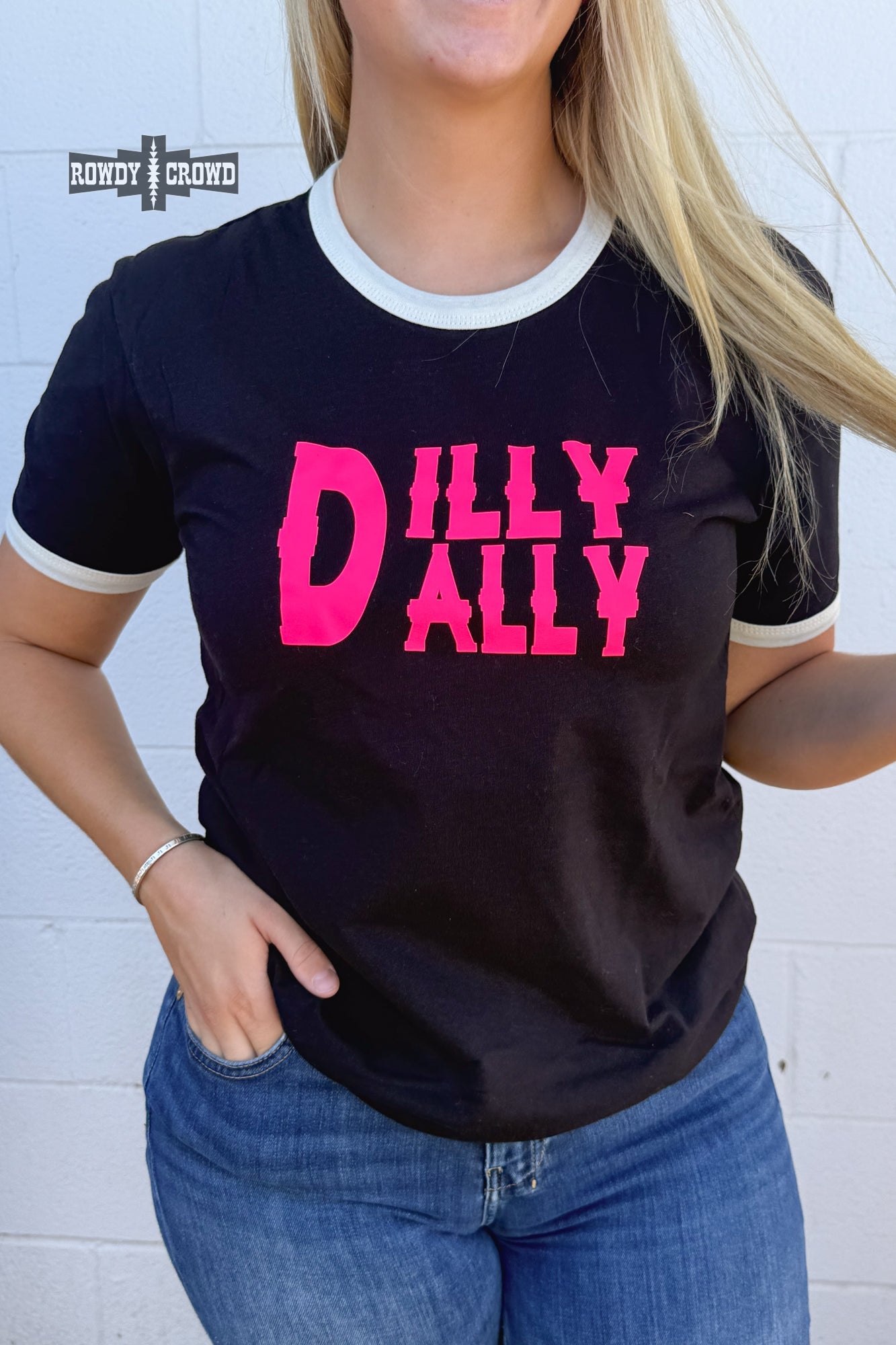DS Dilly Dally Ringer Tee