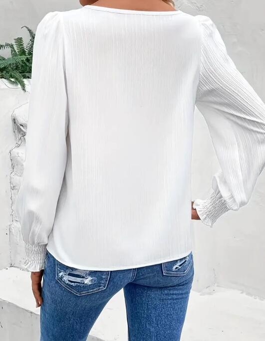 Long sleeve blouse