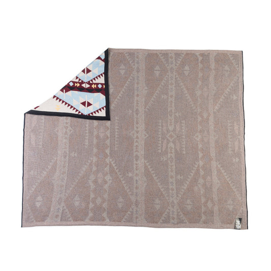 Santa Fe Sky Trails Cotton Throw in Cloud Blue