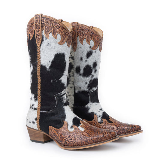 Adelaide Hair-On High Top Boots