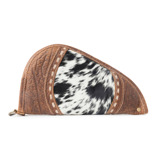 Rustler’s Range Hairon Leather Gun Case in Rustic Tan
