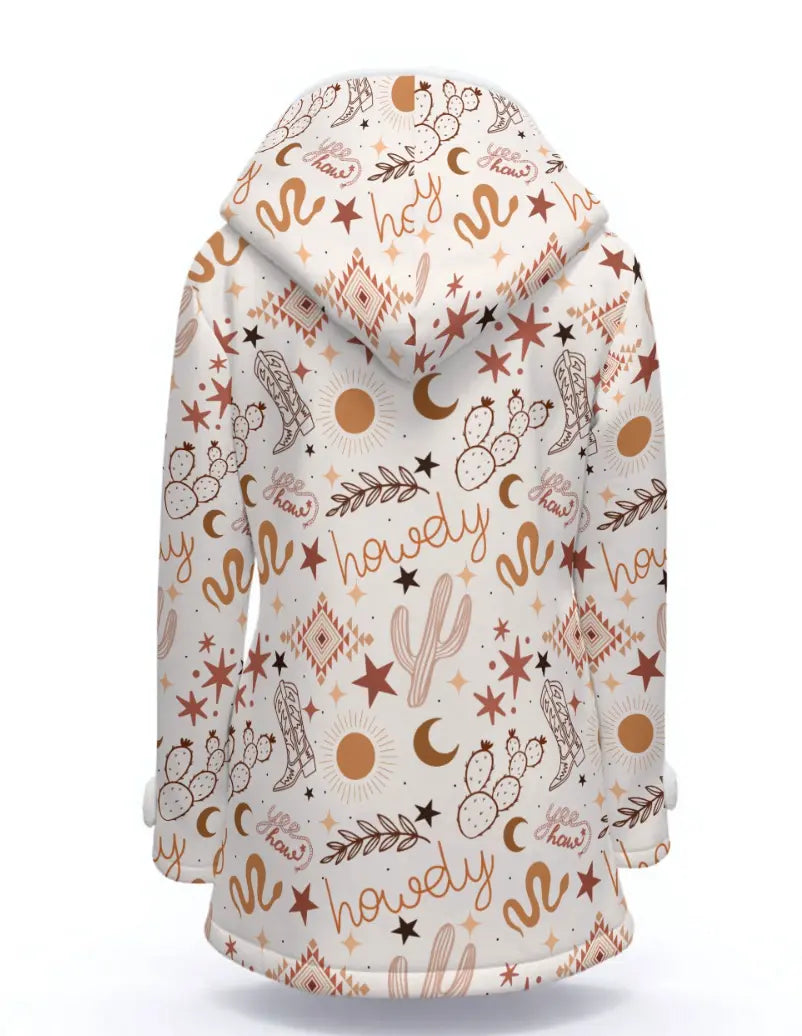 Yeehaw Howdy Hooded Coat