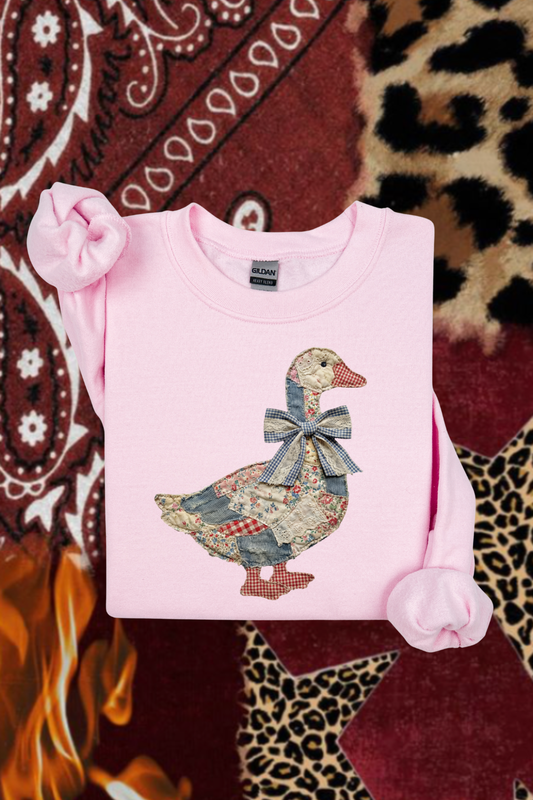 Patchwork Duck Sweatshirt